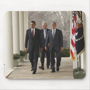 President Barack Obama och f d presidenter Musmatta