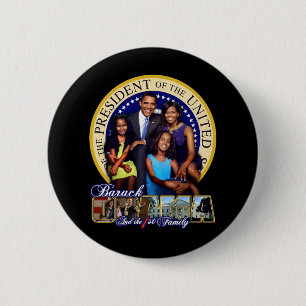 PRESIDENT BARACK OBAMA OCH FAMILJ KNAPP