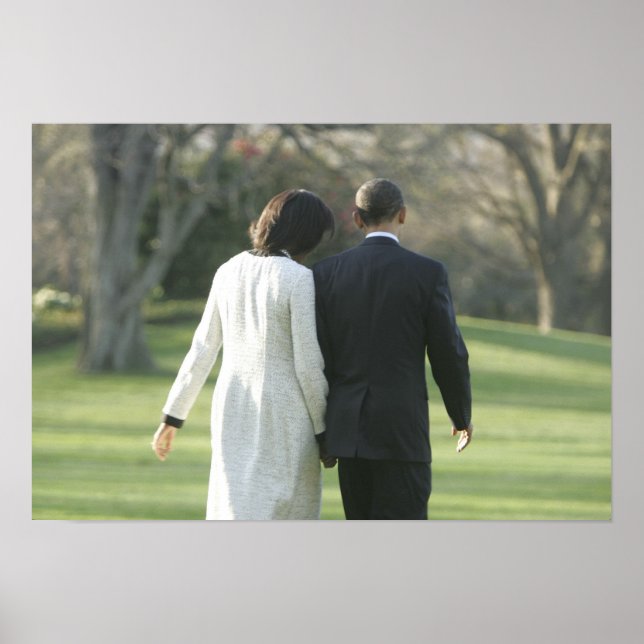 President Barack Obama och First Dam Michelle Poster (Framsidan)