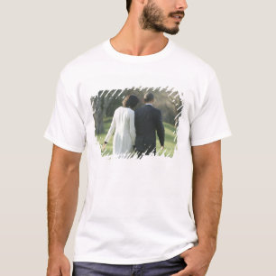 President Barack Obama och första dam Michelle Tee Shirt