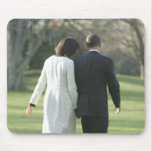 President Barack Obama och första damen Michelle Musmatta