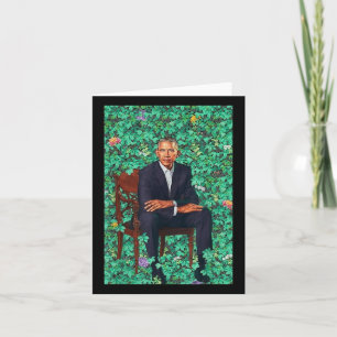 President Barack Obama Porträtt Shirt Kort