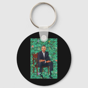 President Barack Obama Porträtt Shirt Nyckelring