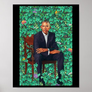 President Barack Obama Porträtt Shirt Poster