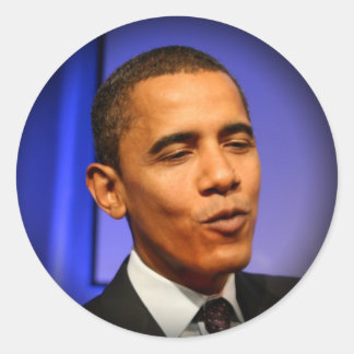 President Barack Obama Runt Klistermärke