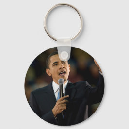 President Barack Obama Support Nyckelring
