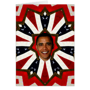 President Barack Obama,USA_ Hälsningskort