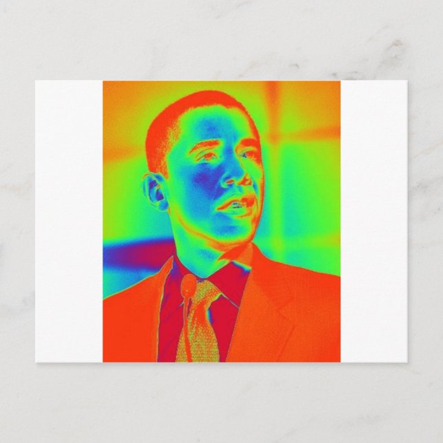 President Barack Obama Vykort (Framsida)