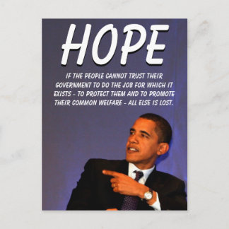 President Barack Obama Vykort