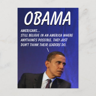 President Barack Obama Vykort