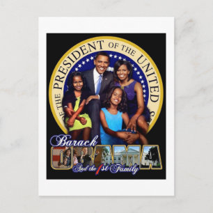 President Barack Obama Vykort
