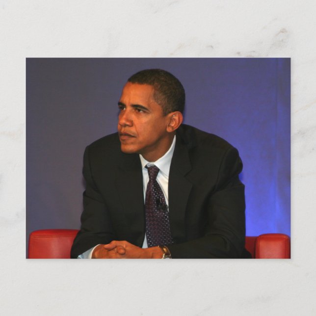 President Barack Obama Vykort (Framsida)