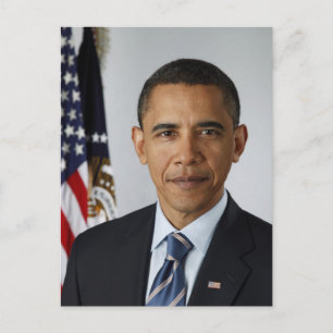 President Barack Obama Vykort