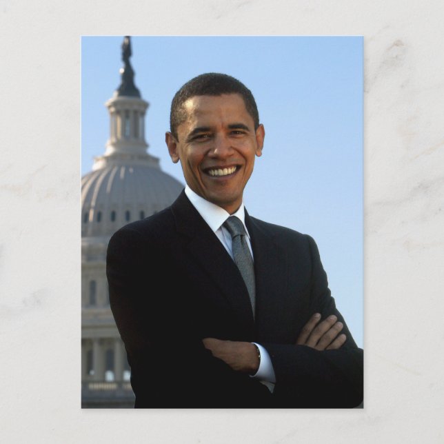 President Barack Obama Vykort (Framsida)