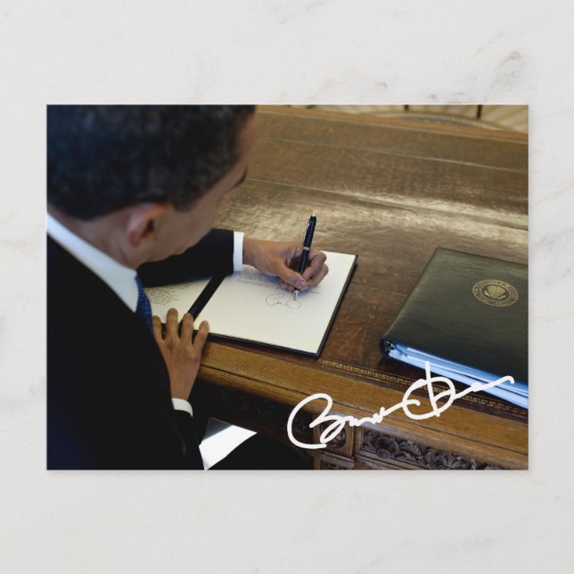 President Barack Obama Vykort (Framsida)