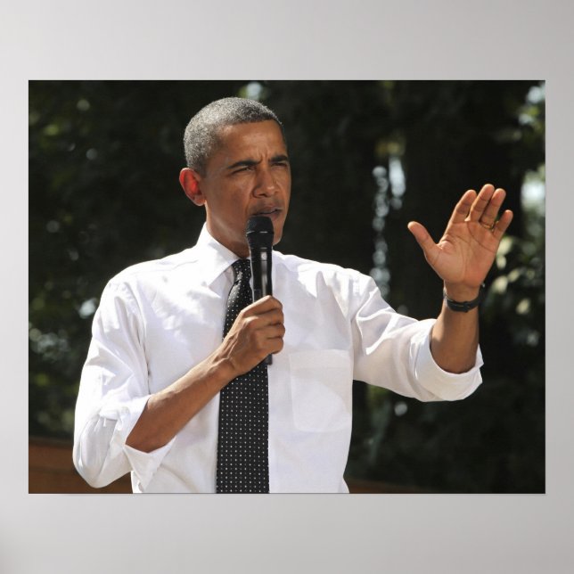 President Barack svarar på frågor om Poster (Framsidan)