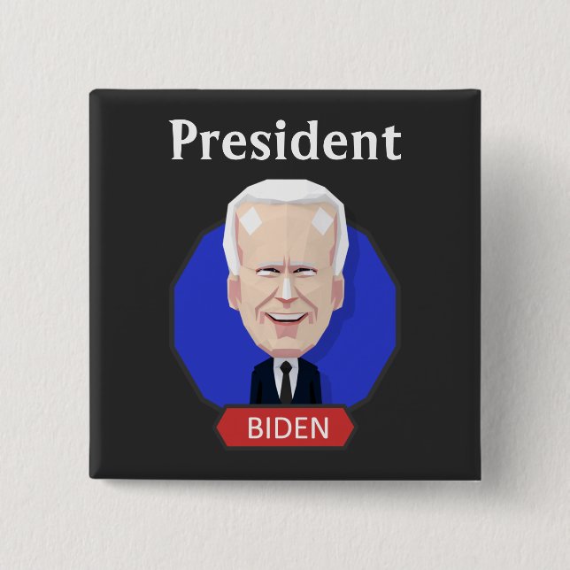 President Biden Button Knapp (Framsida)