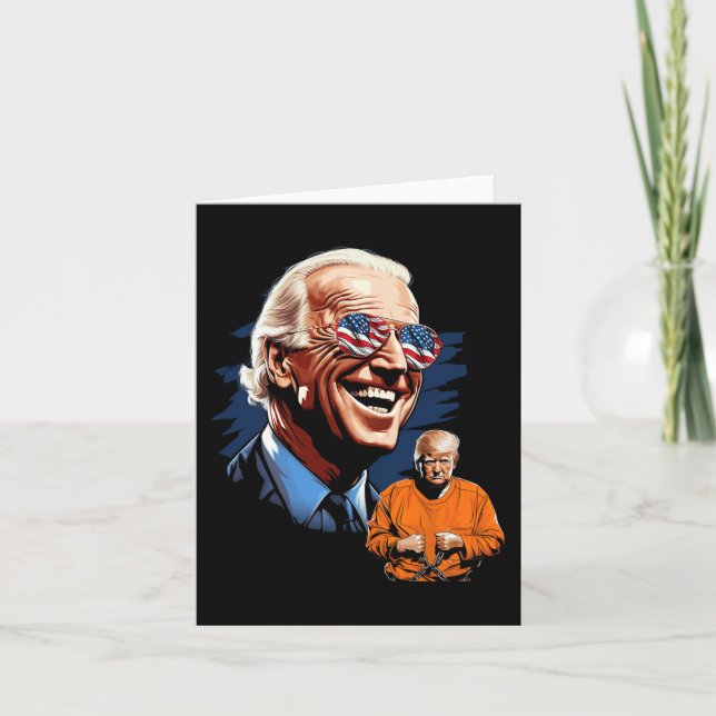 President Biden Laughing Trump to Jail the Anti-tr Kort (Framsida)
