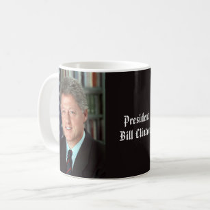 President Bill Clinton Officiell Porträtt Kaffemugg