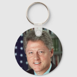 President Bill Clinton Officiell Porträtt Nyckelring