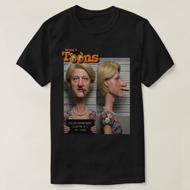 PRESIDENT BILL CLINTON T SHIRT (Design framsida)