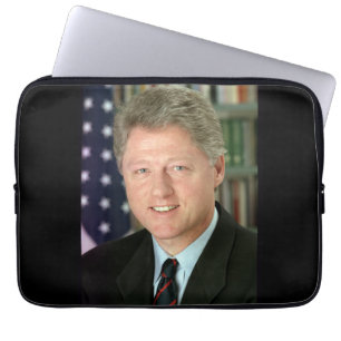 President Bill Clinton White House Photo Laptop Fodral