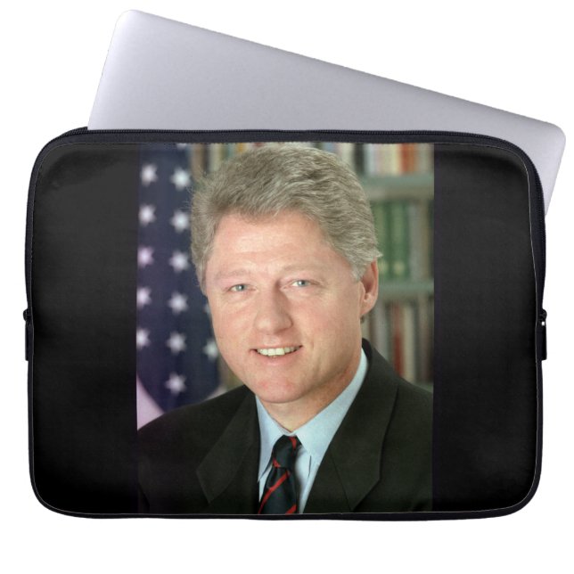 President Bill Clinton White House Photo Laptop Fodral (Framsidan)