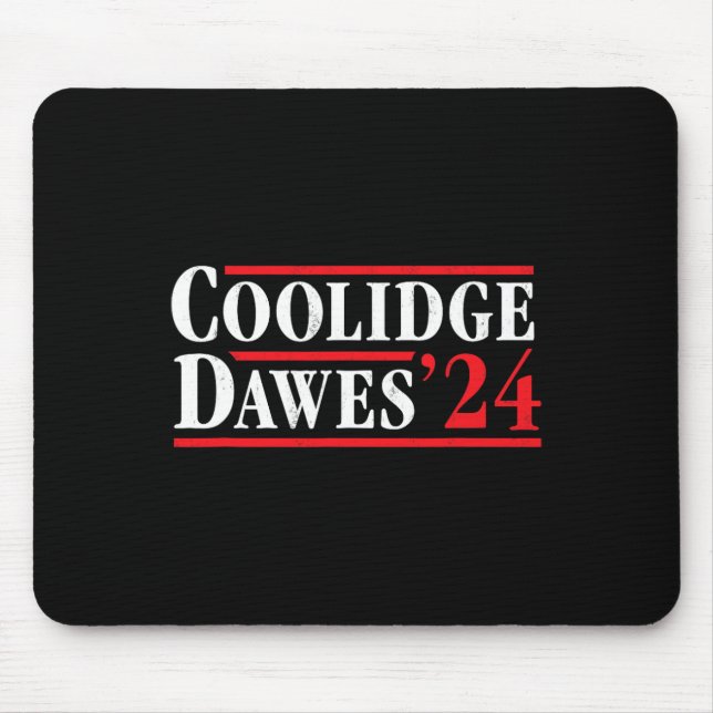 President Calvin Coolidge 1924 - Retro 4:e juli Musmatta (Framsidan)