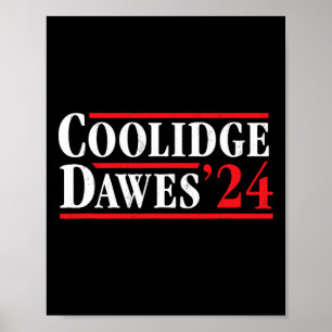 President Calvin Coolidge 1924 - Retro 4:e juli Poster