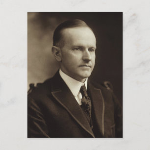 President Calvin Coolidge Vykort