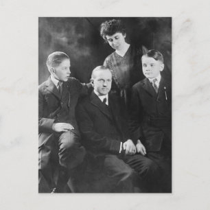 President Coolidge and Family Vykort