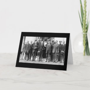 President Coolidge och Herbert Hoover 1923 Kort