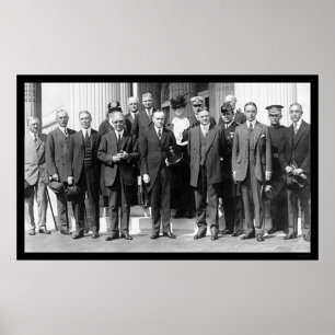 President Coolidge och Herbert Hoover 1923 Poster