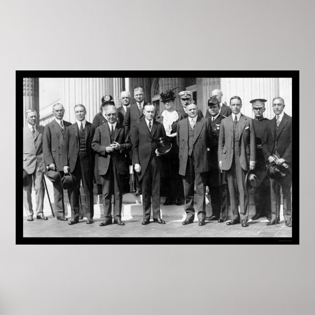 President Coolidge och Herbert Hoover 1923 Poster (Framsidan)