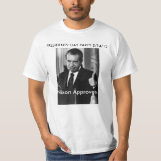President dagt-skjorta 2015 (pic på baksida) tee shirt