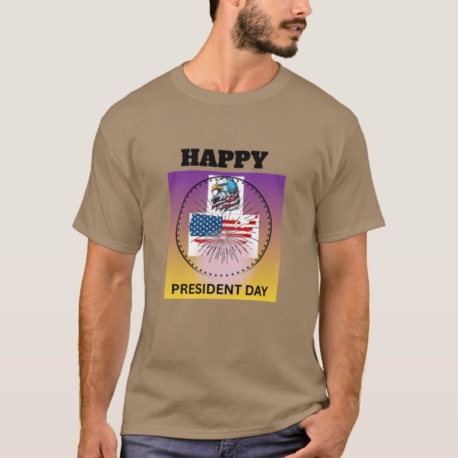 PRESIDENT DAY OF THE AMERICA T SHIRT (Framsida)