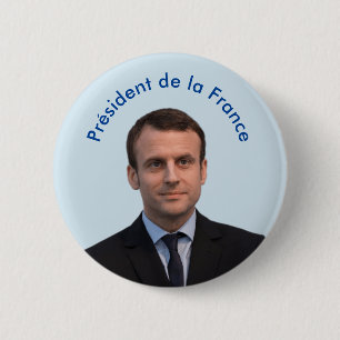 Président de la Frankrike Emmanuel Macron Knapp