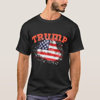 President Donald flagga 2024 Ta tillbaka Amerika T Shirt