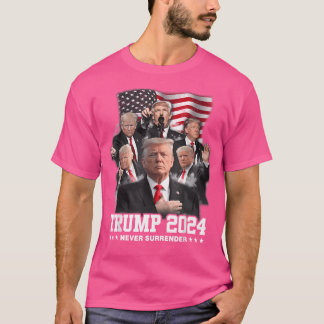 President Donald J Trump 2024: Aldrig överlämnande T Shirt