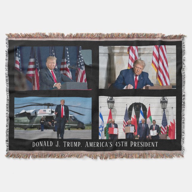 President Donald J. Trump 45:e presidenten Filt (Framsidan)