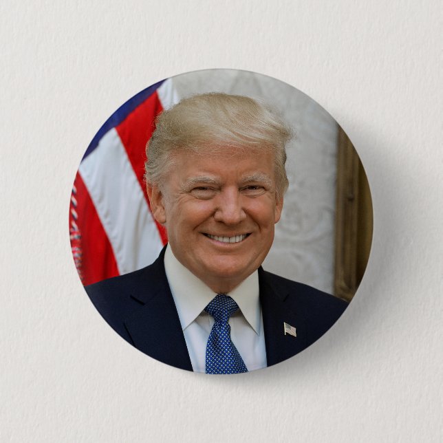 President Donald J. Trump Button Knapp (Framsida)