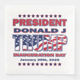 President Donald J Trump Inauguration 2025 Pappersservett