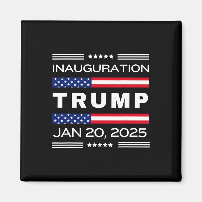 President Donald J. Trump Inauguration Day 2025 Me Magnet (Framsidan)