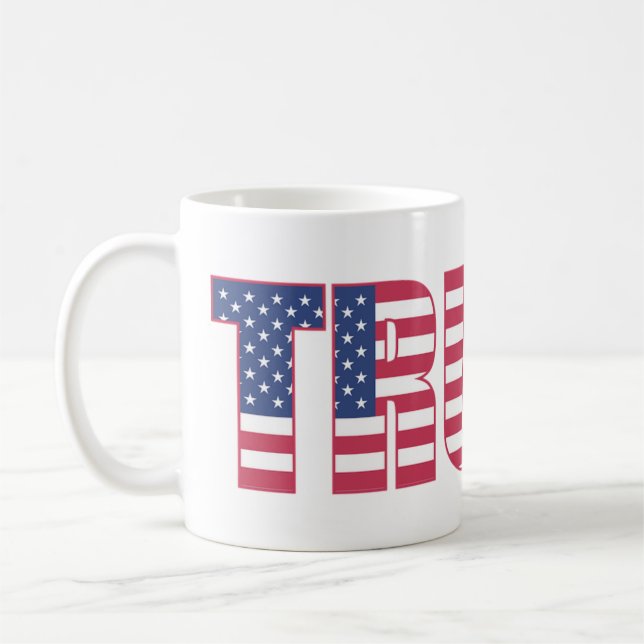 President Donald J. Trump Kaffemugg (Vänster)