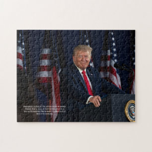 President Donald J. Trump Mt Rushmore Tal Photo Pussel