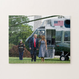 President Donald J. Trump och Melania Trump Pussel