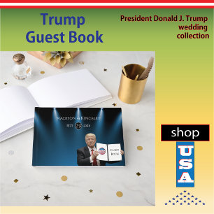President Donald J. Trump Patriotic 🇺 🇸 Bröllop Gästböcker