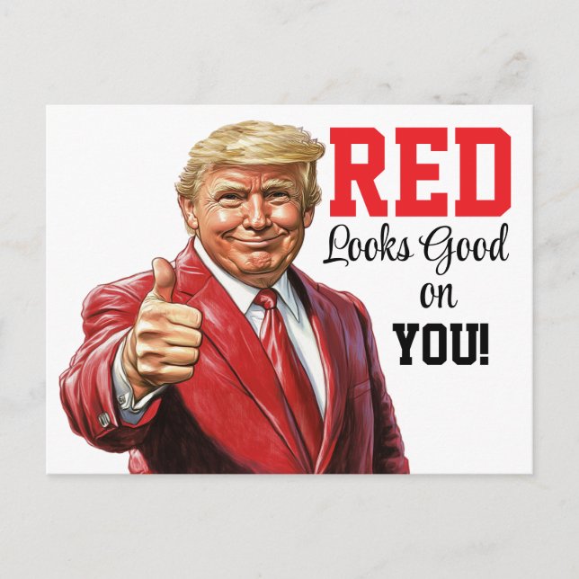 President Donald J Trump Postcard Helg Vykort (Framsida)