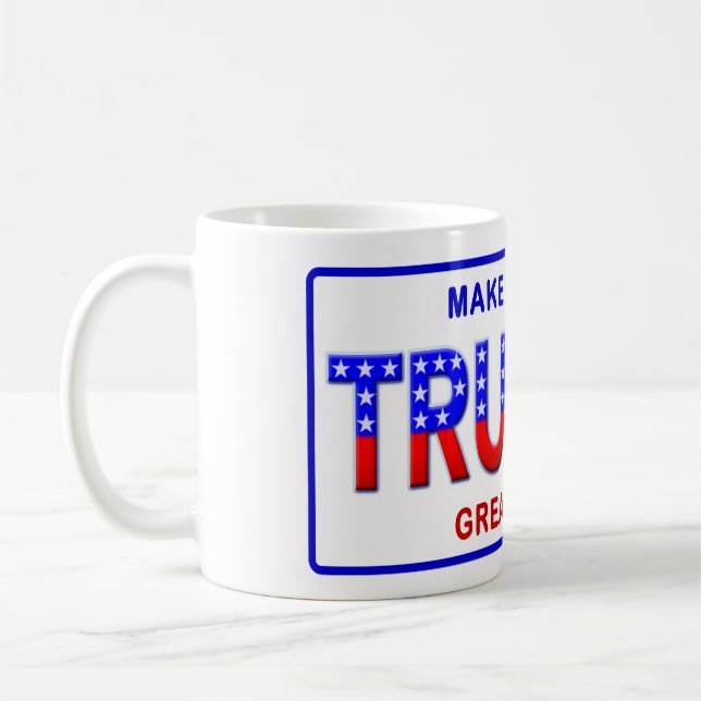 President Donald Trump - 1 kaffe Mugg (Vänster)