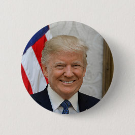 President Donald Trump 2017 Officiell Porträtt Knapp